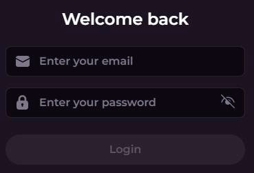 login form