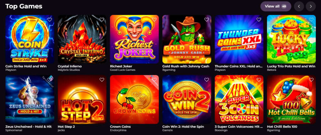 top games rockyspin casino